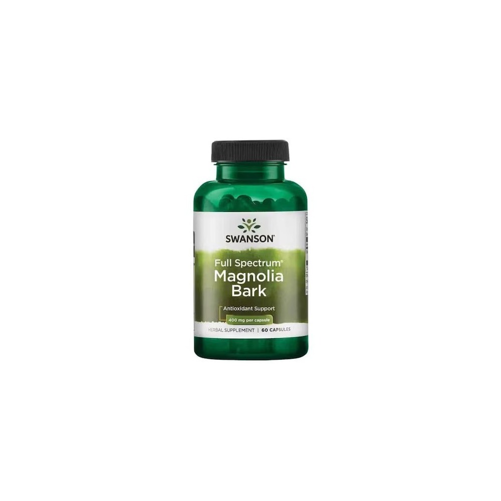 Magnolia Bark - Scoarta de Magnolia 400mg 60 Capsule, Swanson Una dintre caracteristicile principale ale extractului de magnolia