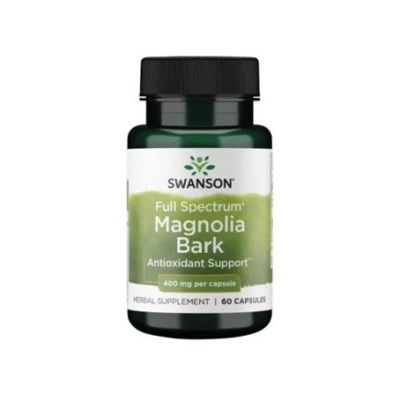 Magnolia Bark - Scoarta de Magnolia 400mg 60 Capsule, Swanson Una dintre caracteristicile principale ale extractului de magnolia