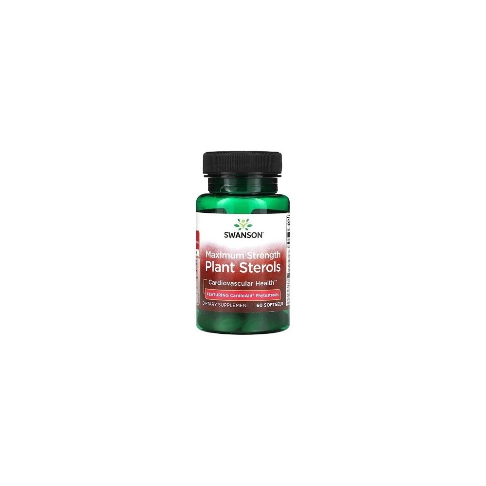 Plant Sterols - Maximum Strength 60 Capsule, Swanson Oferă sprijin pentru sănătatea cardiovasculară generală. Ajută la menținere