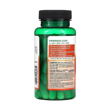 D-Ribose - Riboza 750 mg 60 Capsule, Swanson Fără riboză, corpurile noastre ar rămâne rapid fără energie și ar pierde capacitate