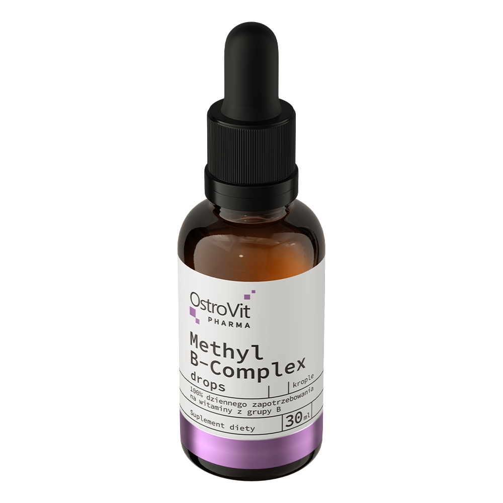 Pharma Methyl B-Complex picatui 30 ml, OstroVit OstroVit Pharma Methyl B-Complex este un supliment alimentar care este o sursă a