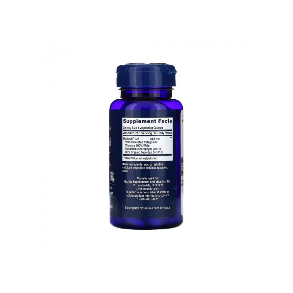 Optimized Fucoidan + Maritech 926, 60 Capsule, Life Extension Optimized Fucoidan with Maritech 926, Life Extension este un supli