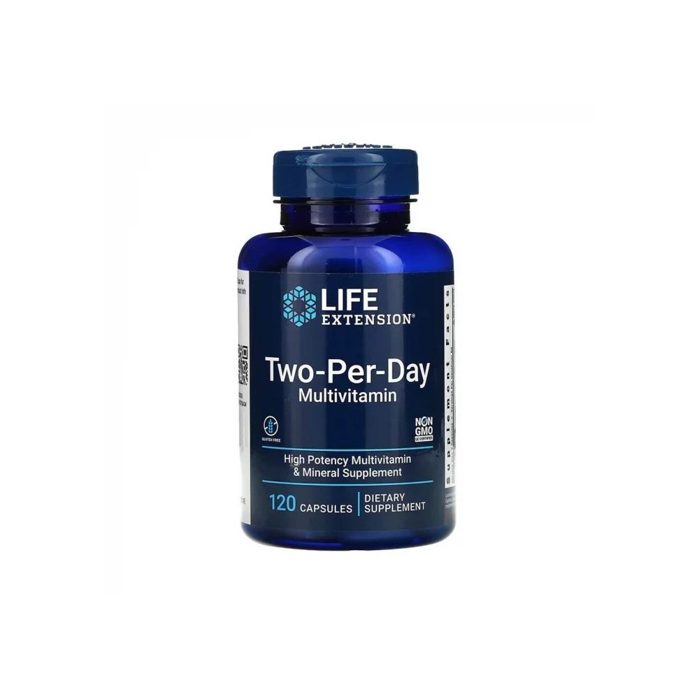 Two-Per-Day Multivitamine & Minerale, 120 Capsule, Life Extension Two-Per-Day Multivitamin & Mineral, vă oferă un spectru la Two-Per-Day Multivitamine & Minerale, 120 Capsule, Life Extension Two-Per-Day Multivitamin & Mineral, vă oferă un spectru la