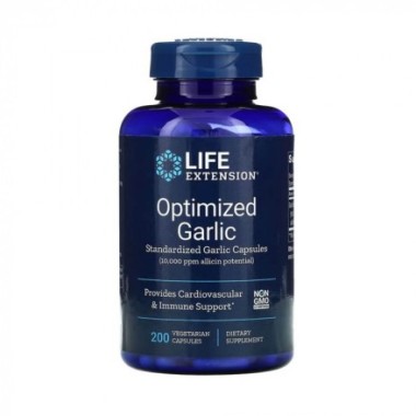 Optimized Garlic Extract - Usturoi Extract 200 Capsule, Life Extension Optimized Garlic Extract, 1200 mg, Life Extension este un