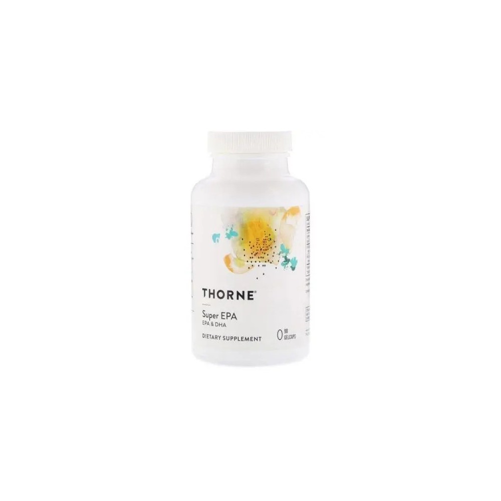 Super EPA (425mg EPA si 270mg DHA), 90 Capsule, Thorne Research Thorne’s Super EPA oferă ulei de pește de cea mai înaltă calitat
