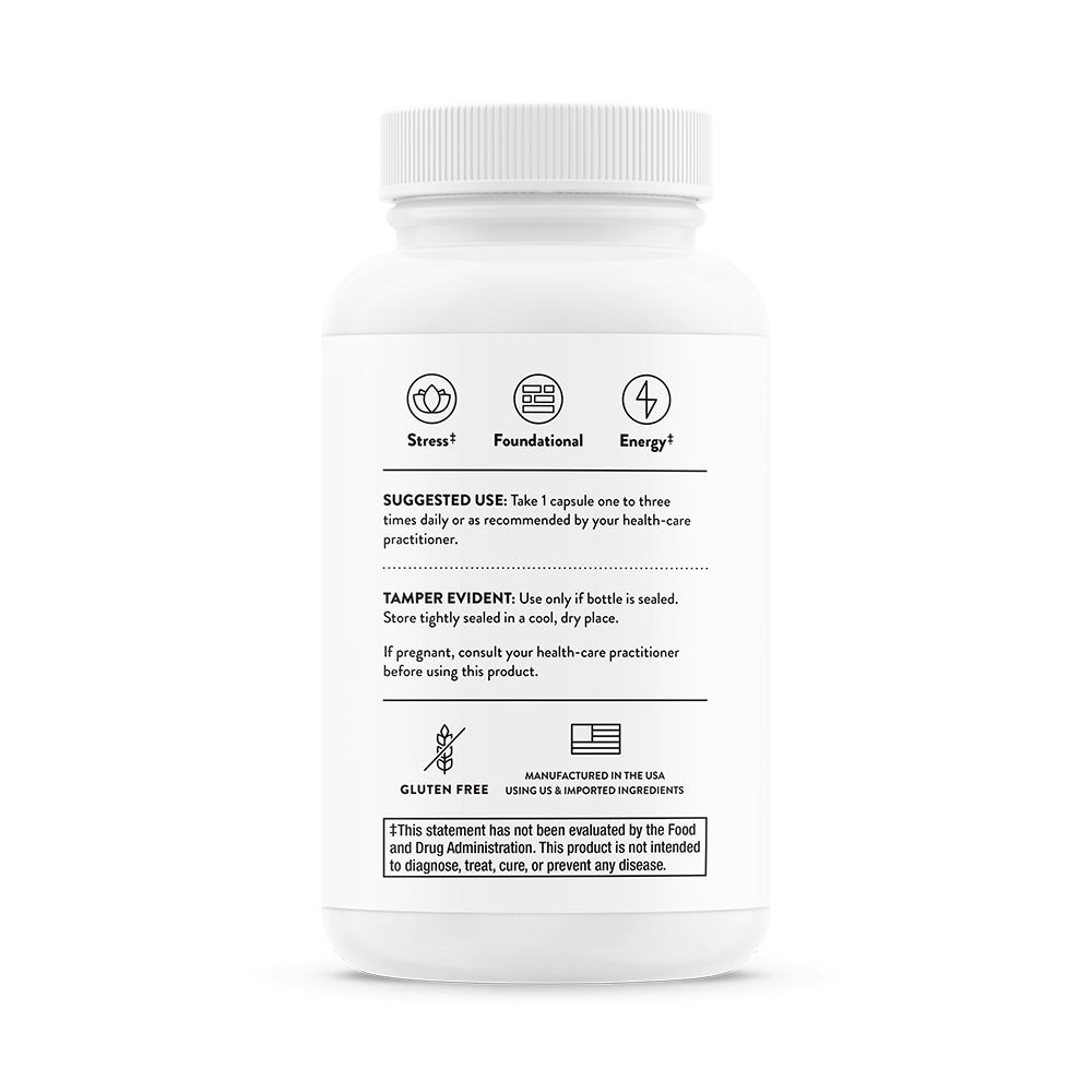 Basic B Complex 60 Capsule, Thorne Research  - 3