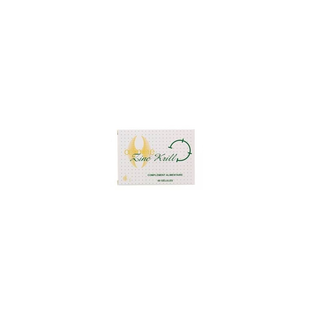 Oemine Zinc Krill, 60 gelule Beneficii Zinc: mentinerea oaselor sanatoase, pentru o piele normala, unghii si par sanatos, mentin