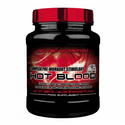 Scitec Hot Blood 3.0 300 grame Beneficii HOT BLOOD: creste popmarea eficient si sigur, creste forta si rezistenta la antrenament