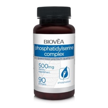 Biovea Fosfatidilserina Complex 500mg 90 Capsule Beneficii Fosfatidilserina: susține comunicarea neuronilor, poate îmbunătăți ac