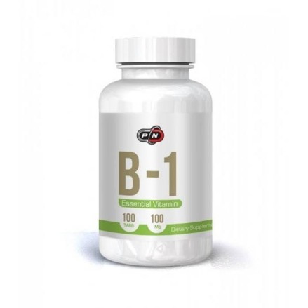 Pure Nutrition USA Vitamina B1 HCI, Tiamina HCI 100 mg 100 capsule Beneficii Vitamina B1: 8.333% Doza zilnica intr-o singura tab