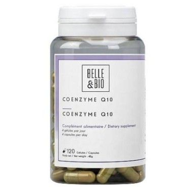 Belle&Bio Coenzima Q10 + Vitaminele B1, B6, B9, B12 120 Capsule Beneficii Coenzima Q10: intareste sistemul imunitar, ajuta in cu