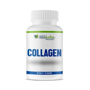 Colagen Hidrolizat 1000mg 90 Comprimate, HS Labs Colagen Hidrolizat beneficii: reduce liniile fine si ridurile, imbunătățește hi