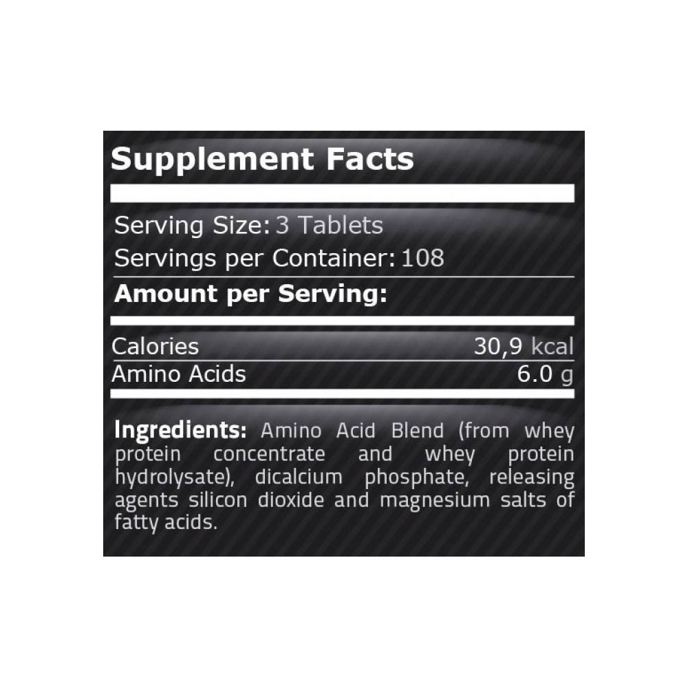 Pure Nutrition USA Amino 2000, 300 tablete (Aminoacizi masa musculara) Beneficii Amino 2000: aminoacizii reprezinta temelia musc
