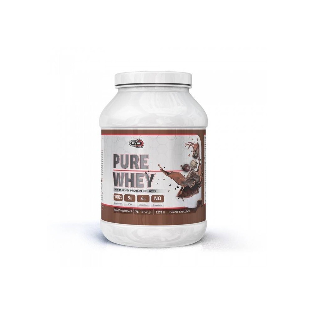 Pure Nutrition USA Pure Whey 2270 grame Beneficii Pure Whey: creste masa musculara, micsorarea timpilor de recuperare si o refac