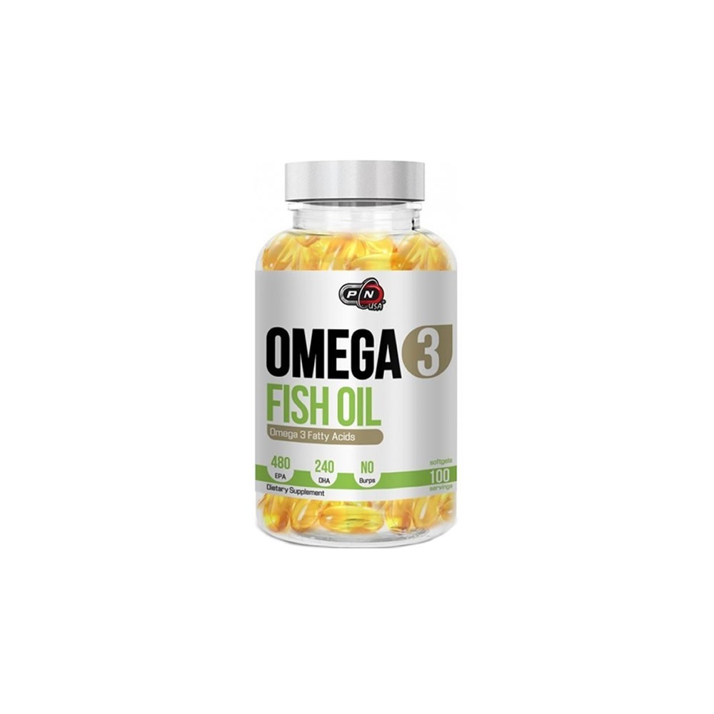 Pure Nutrition USA Omega 3, 1200mg, 100 capsule, Ulei de peste 480 EPA / 240 DHA Beneficii Omega 3 ulei de peste: protejeaza ini Pure Nutrition USA Omega 3, 1200mg, 100 capsule, Ulei de peste 480 EPA / 240 DHA Beneficii Omega 3 ulei de peste: protejeaza ini