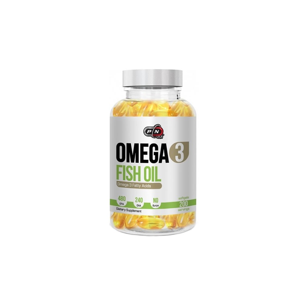 Pure Nutrition USA Omega 3, 1200mg, 200 capsule, Ulei de peste 480 EPA / 240 DHA Beneficii Omega 3 ulei de peste: protejeaza ini Pure Nutrition USA Omega 3, 1200mg, 200 capsule, Ulei de peste 480 EPA / 240 DHA Beneficii Omega 3 ulei de peste: protejeaza ini