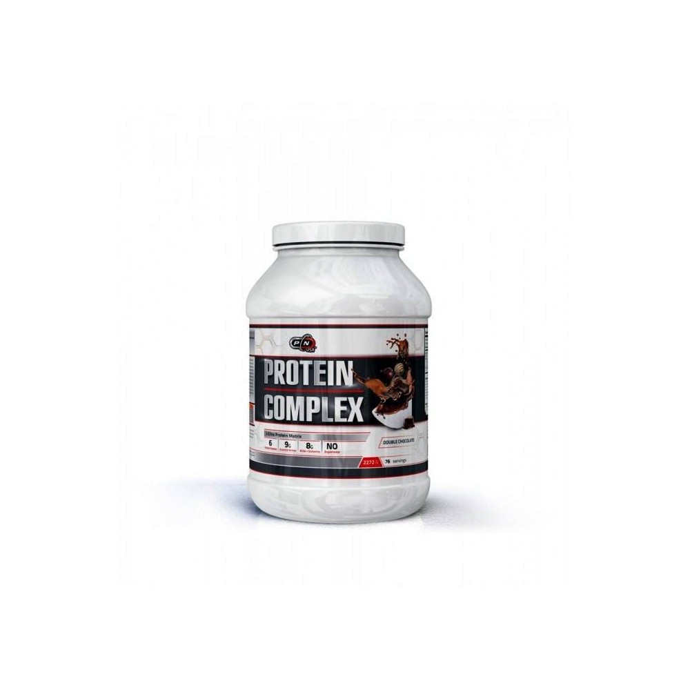 Pure Nutrition USA Protein Complex 2.27 kg, Sursa 6 tipuri de proteina Beneficii Protein Complex: 6 surse de proteina, 2 tipuri 