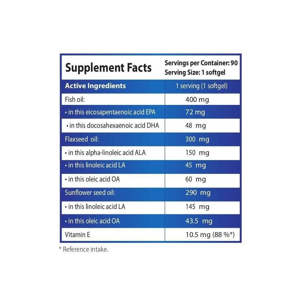 Omega 369 90 Capsule moi, HS Labs, Omega 3-6-9 Omega 369 beneficii: Sprijină sănătatea inimii si un nivel sănătos de colesterol,