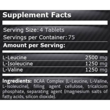 Pure Nutrition USA BCAA 5000 300 tablete (Aminoacizi esentiali) Beneficii BCAA 5000: aminoacizi esentiali, reduc oboseala muscul
