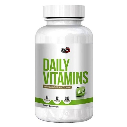 Pure Nutrition USA Daily Vitamins 200 tablete (Complex vitamine si minerale) Daily Vitamins este un complex de vitamine si miner