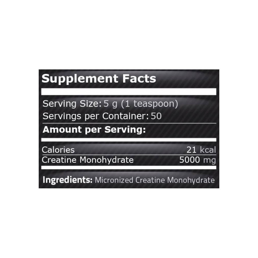 Pure Nutrition USA Creapure Creatina - 250 grame Beneficii Creatina: creste semnificativ forta si puterea, refacere rapida dupa 