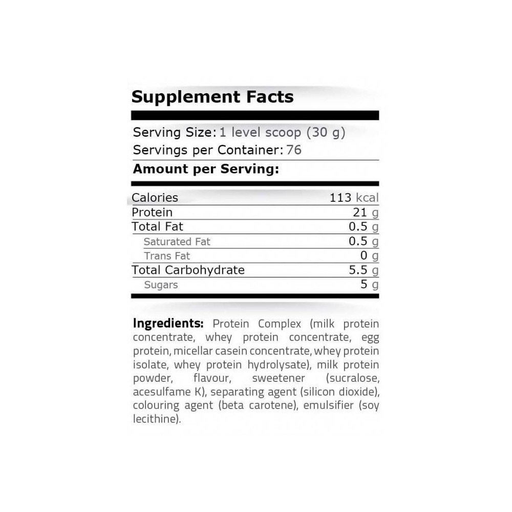 Pure Nutrition USA Protein Complex 2.27 kg, Sursa 6 tipuri de proteina Beneficii Protein Complex: 6 surse de proteina, 2 tipuri 