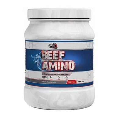 Pure Nutrition USA Beef Amino 300 tablete (Aminoacizi din carne de vita) Beneficii Beef Amino: continutul redus de grasimi, carn