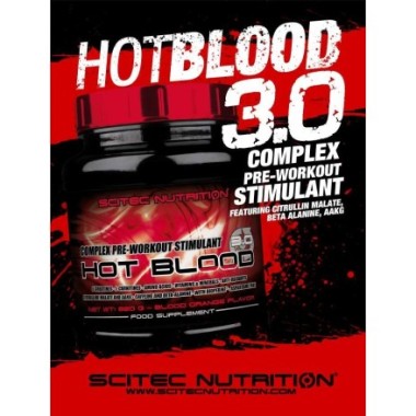 Scitec Hot Blood 3.0 - 820 grame Beneficii HOT BLOOD: creste popmarea eficient si sigur, creste forta si rezistenta la antrename