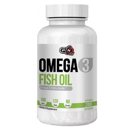 Pure Nutrition USA Omega 3, 1000mg, 200 Gelule, 180 EPA si 120 DHA, Ulei de peste Beneficiile Omega 3 ulei de peste: ofera un ra