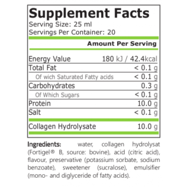 Colagen Hidrolizat lichid tip 1 si 3 10.000mg 500 ml, Pure Nutrition USA Colagen Hidrolizat lichid tip 1 si 3 10.000mg beneficii