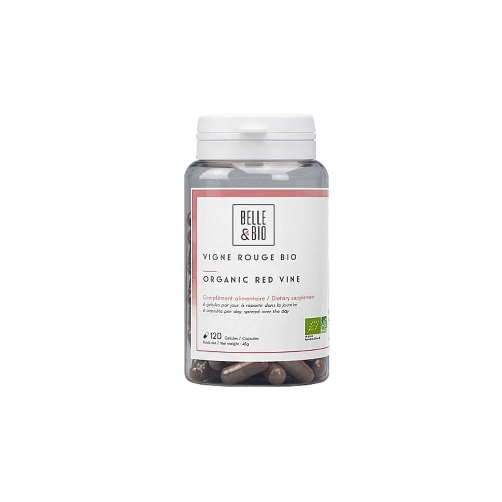 Vita de Vie rosie Bio 120 Capsule, Picioare grele si obosite, Belle&Bio Vita de vie rosie beneficii: recomandat in cazul picioar