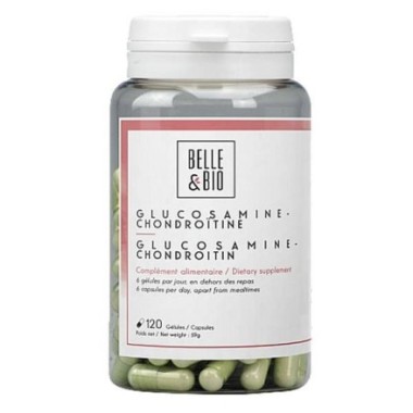 Belle&Bio Glucozamina + Condroitina + MSM 120 capsule (Artrita, reduce durerile articulare) Beneficii Glucosamina-Condroitina: c
