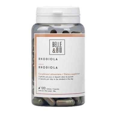 Belle&Bio Rhodiola Rosea 120 Capsule Beneficii Rhodiola rosea: are puternice proprietati tonifiante, creste performanta organism