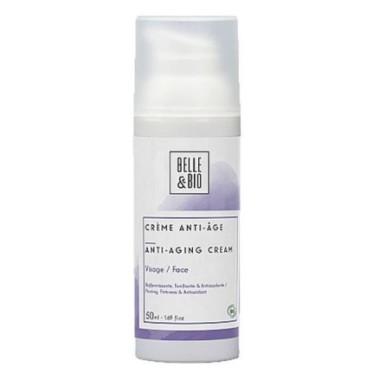 Belle&Bio Crema anti-îmbatranire 50 ml Crema anti-îmbătrânire asigură toate acțiunile antioxidante, efectele anti-îmbătrânire și