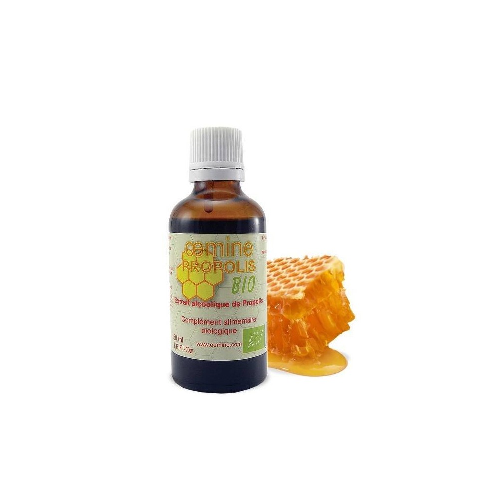 Oemine Propolis Bio - 50 ml Oemine Propolis este un supliment natural cu continut de extract de propolis de origine Bio - Organi