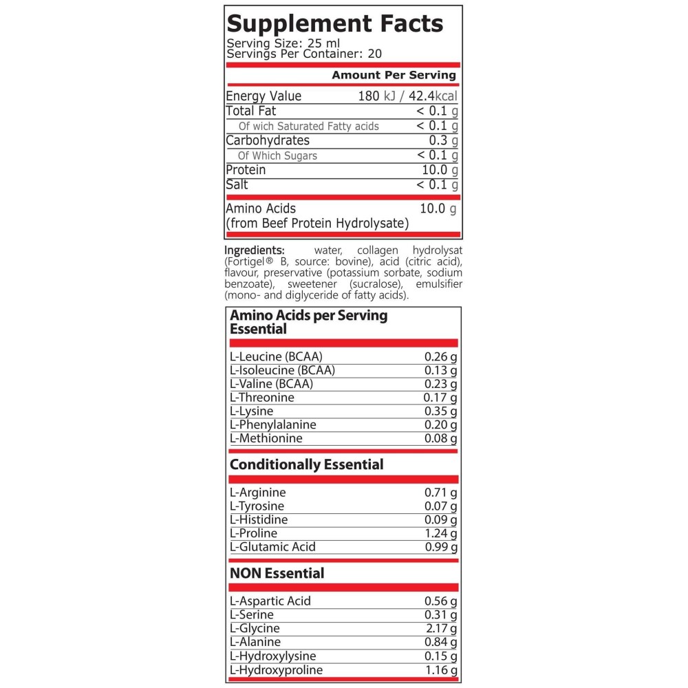 Pure Nutrition USA AMINO 10.000 - 20 ampule Beneficii Amino 10 000: 10.000 mg de aminoacizi pe servire, imbunătățește recuperare