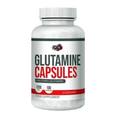 Pure Nutrition USA L-Glutamina 1250 mg 100 Capsule Beneficii L-Glutamina: poate ajuta recuperarea dupa exercitii fizice, aminoac