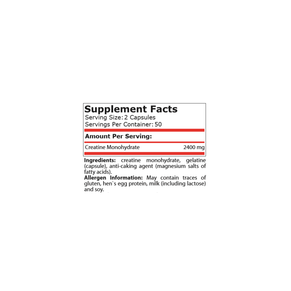 Pure Nutrition USA Creatina 1200 mg 100 capsule (Creatina Micronizata monohidrat) Beneficii creatina: cel mai popular produs in 