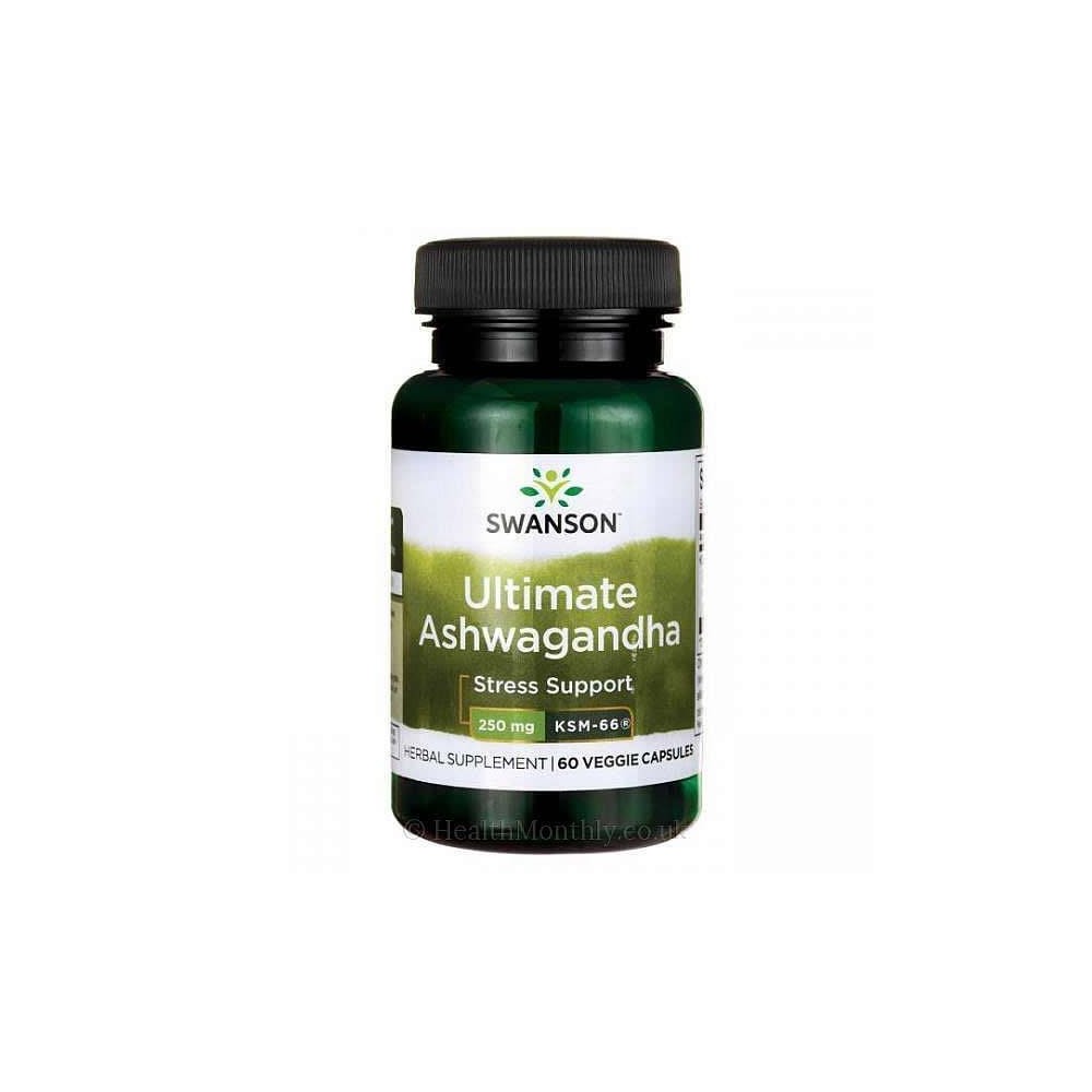 Ultimate Ashwagandha KSM-66 250mg 60 Capsule, Swanson Ultimate Ashwagandha KSM-66 beneficii: planta medicinala antica, reduce in Ultimate Ashwagandha KSM-66 250mg 60 Capsule, Swanson Ultimate Ashwagandha KSM-66 beneficii: planta medicinala antica, reduce in