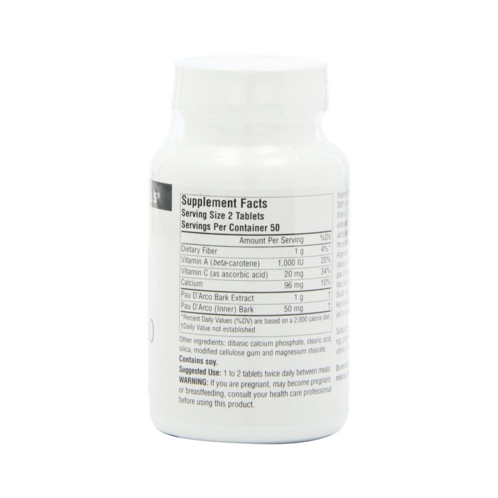 Pau D´Arco Extract - Lapacho 50 Tablete Beneficii Pau d'Arco: poate ajuta la imbunatatirea sanatatii respiratorii, ajuta la amel