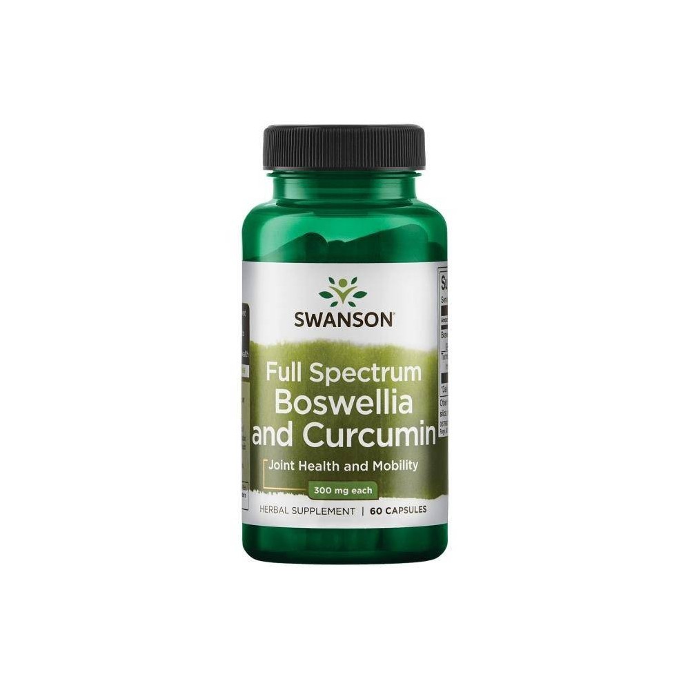 Swanson Full Spectrum Boswellia (Tamaie) & Curcumin 60 Capsule Beneficii Boswellia: antiinflamator puternic si natural, fara efe Swanson Full Spectrum Boswellia (Tamaie) & Curcumin 60 Capsule Beneficii Boswellia: antiinflamator puternic si natural, fara efe