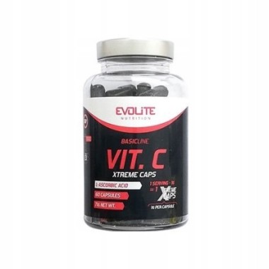 Evolite Vitamina C Extreme 1000mg - 60 Capsule Beneficii ale Vitaminei C 1000 mg: ajuta la producerea colagenului si asigura san