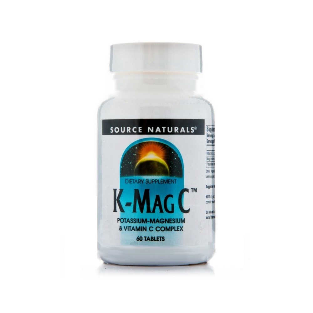 Source Naturals K-Mag C - Magneziu, potasiu si Vitamina C - 60 Comprimate Beneficii Magneziu, potasiu si Vitamina C: contribuie Source Naturals K-Mag C - Magneziu, potasiu si Vitamina C - 60 Comprimate Beneficii Magneziu, potasiu si Vitamina C: contribuie