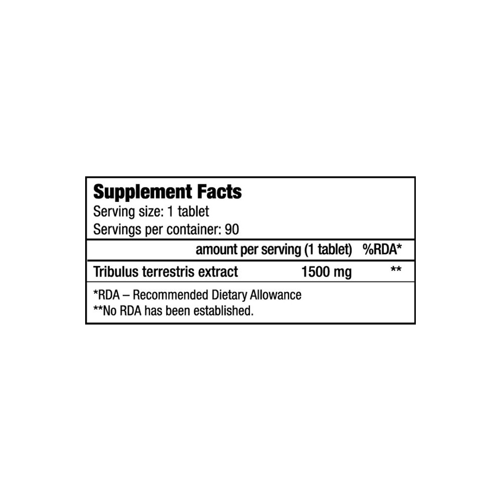 BioTech USA Tribulus Maximus, 1500 mg, 90 Tablete Beneficii Tribulus: creste in mod natural nivelul de tes-tosteron, amelioreaza