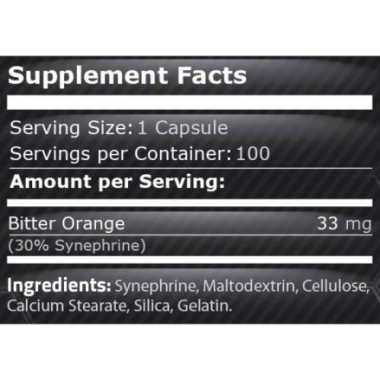 Pure Nutrition USA Sinefrina Pura 100 Capsule Beneficii Sinefrina: arde grasimile, ajuta la pierderea in greutate, inhiba pofta 