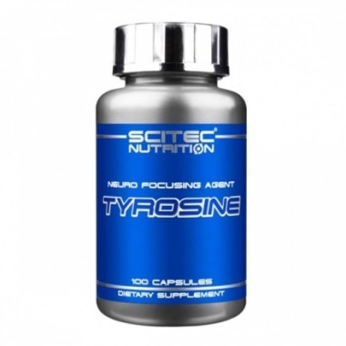 Scitec L-Tirozina 500 mg 100 Capsule Beneficii L-TYROSINE: stimuleaza eliberarea hormonului de crestere care determina cresterea