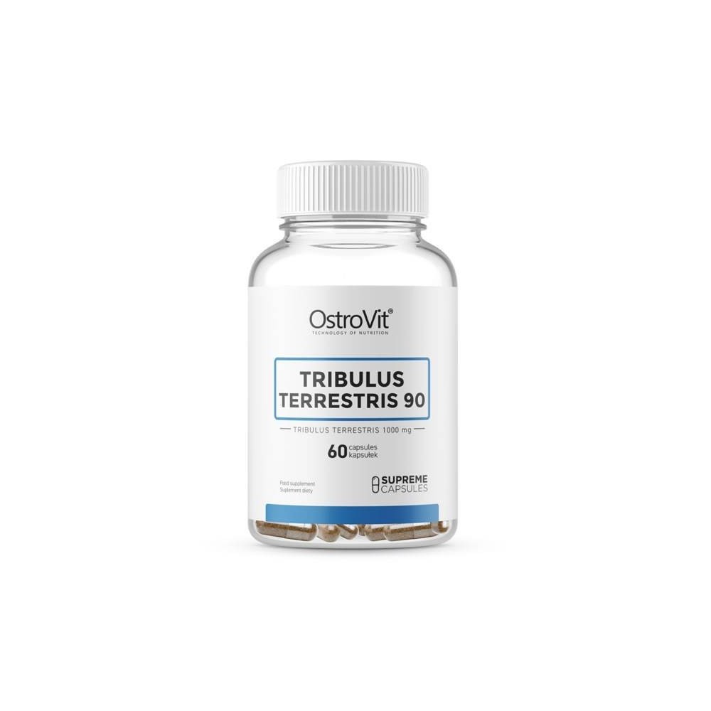 Tribulus Terrestris 90% Saponine 1000 mg 60 Capsule, OstroVit Tribulus Terrestris beneficii: creste in mod natural nivelul de te