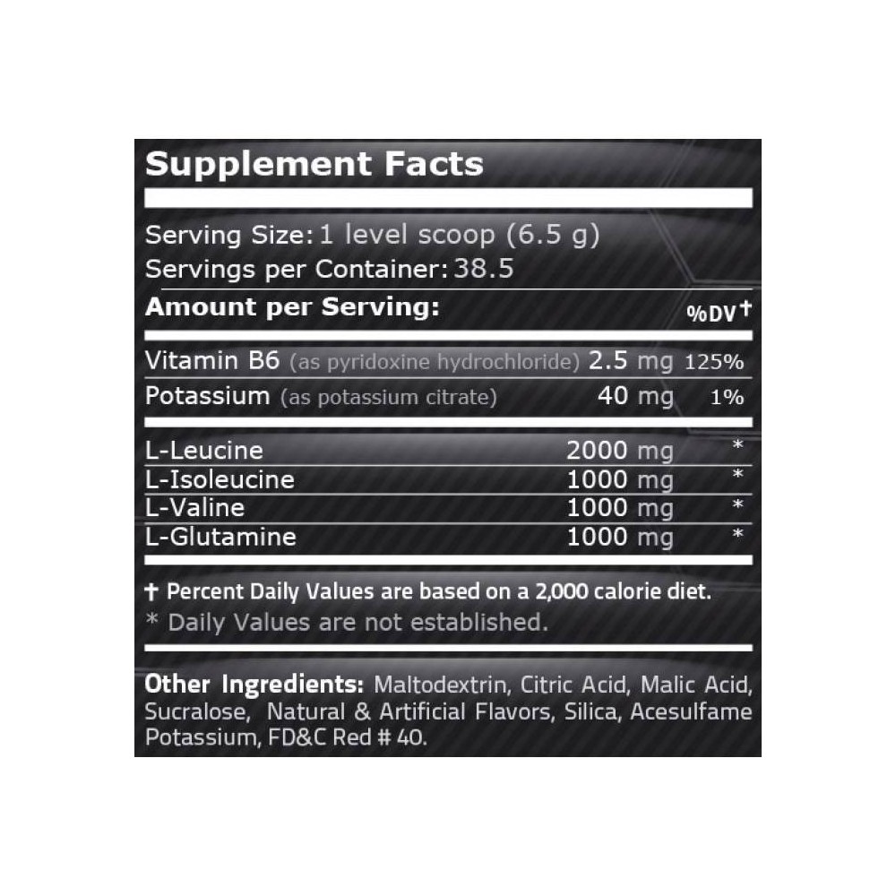 Pure Nutrition USA BCAA cu Glutamina 250 grame Beneficii BCAA Blast: reduce oboseala, creste absorbtia de proteine, mentine masa