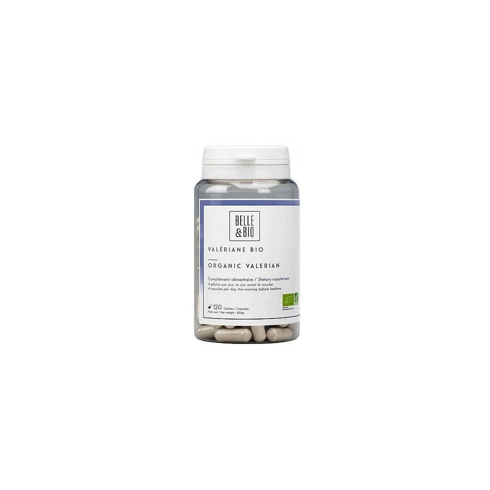 Belle&Bio Valeriana Bio 120 Capsule, Somn linistit, relaxare Beneficii Valeriana Bio: promoveaza un somn odihnitor, are propriet