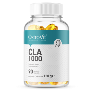 OstroVit CLA Slim Line 1000 mg 90 Capsule Proprietățile si beneficiile OstroVit CLA Slim Line: accelerează arderea de grăsimi, a
